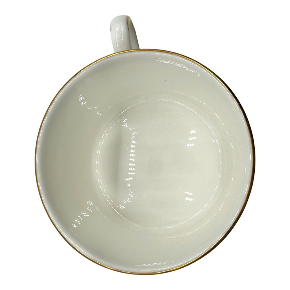 Kate Spade Lenox Library Lane Navy Teacup Cup White Gold Bone China Replacement - Picture 8 of 11
